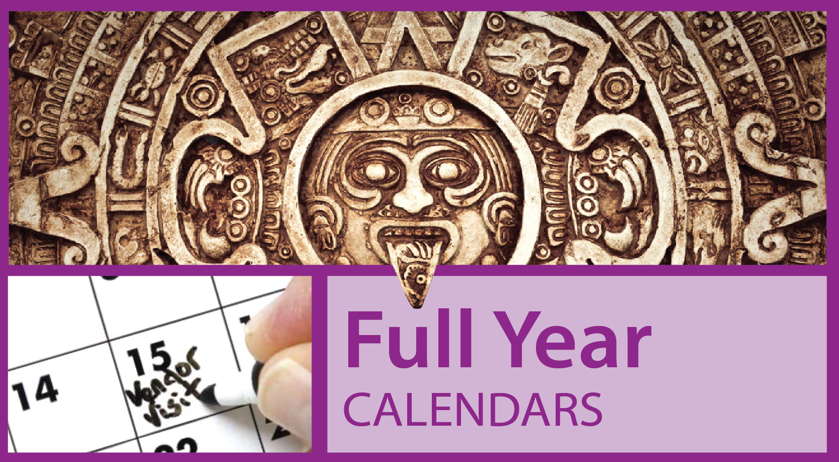 Commercial Full Year View Calendars | Full Year Printed Calendar for Businesses