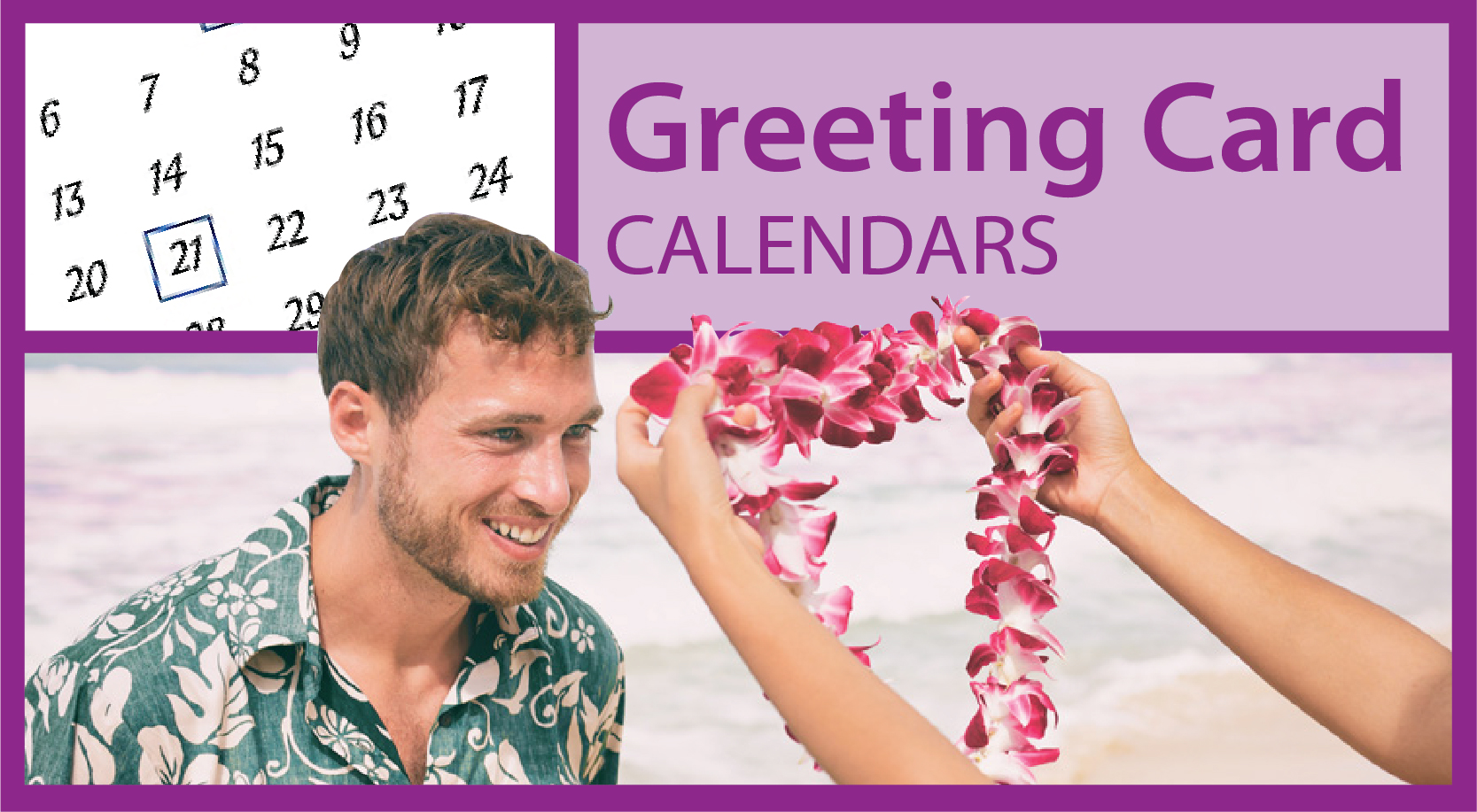 Greeting Card Calendars | Promotional Greeting Card Calendars | Custom Z-Fold Card Calendars