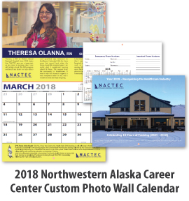 2018 Northwestern Alaska Career Center Custom Photo Wall Calendar