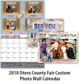 2018 Otero County Fair Custom  Photo Wall Calendar