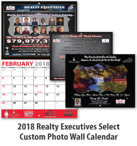 2018 Realty Executives Select Custom Photo Wall Calendar