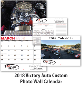 2018 Victory Auto Custom Photo Wall Calendar