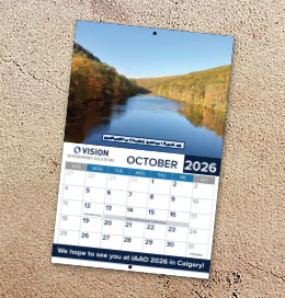Custom Stapled Wall Calendar (11x17, 13-Month)