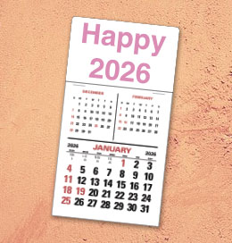Quarterly (3-Mo. View) Press-n-Stick™ Calendar