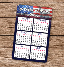 Custom Wallet Calendars (12-Months/Side)