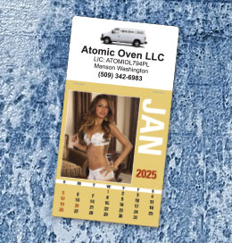 Maiden America Press-n-Stick™ Calendar, Full Color