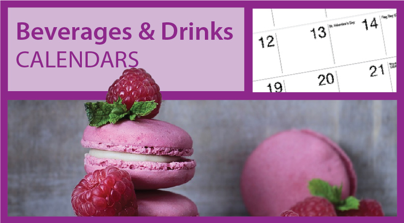 Custom Drink Calendars | Beverage Calendar | Drink Recipe Calendars for Business