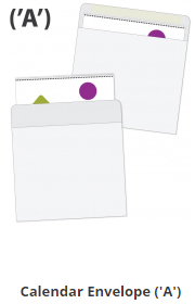 Calendar Mailing Envelope A