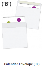 Calendar Mailing Envelope B
