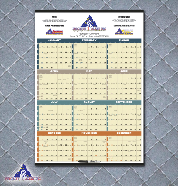 Custom Span-A-Year Calendar
