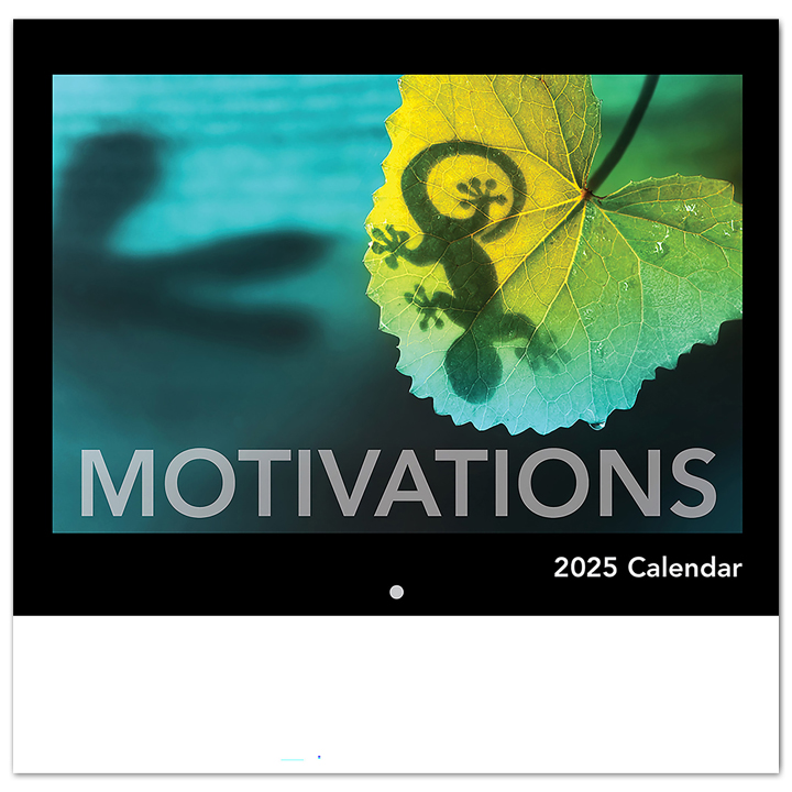 Demotivational Calendar 2023 2023 Motivational Calendar | 10-1/2" X 18-1/4" Personalized Staple Bound;  Drop Ad Imprint Appointment Calendars