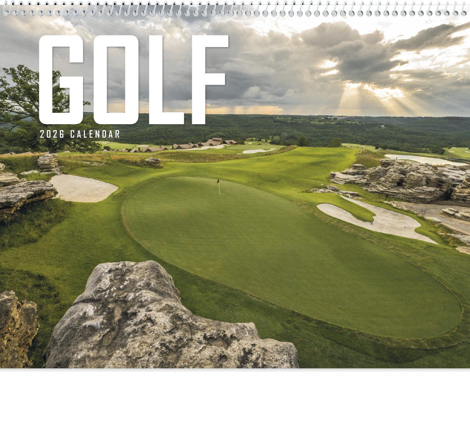 golf calendar card 2021 2021 Golf Calendar 11 X 19 Imprinted Spiral Bound Drop Ad Imprint Calendars golf calendar card 2021