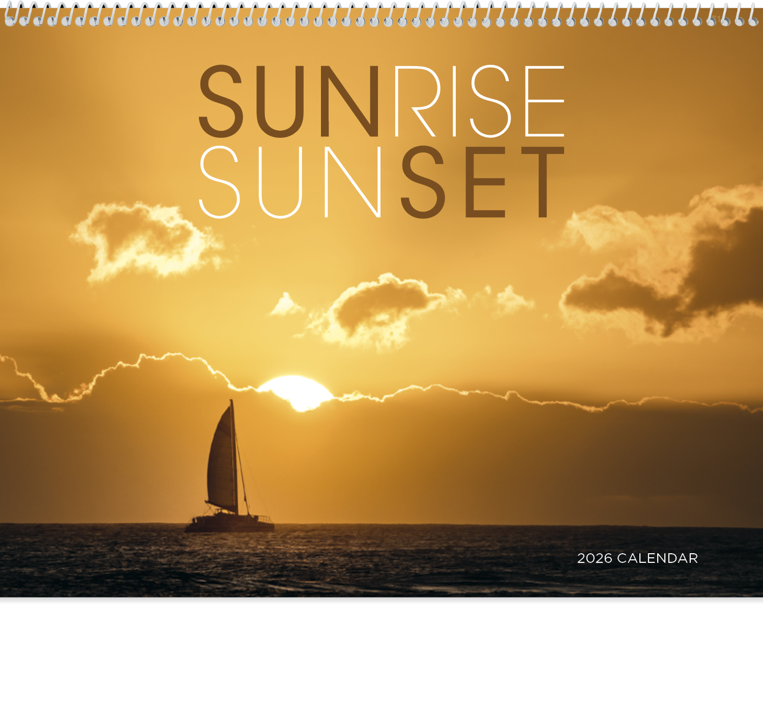 sunset calendar 2021 2021 Sunrise Sunset Calendar 11 X 19 Imprinted Spiral Bound Drop Ad Imprint Calendars sunset calendar 2021