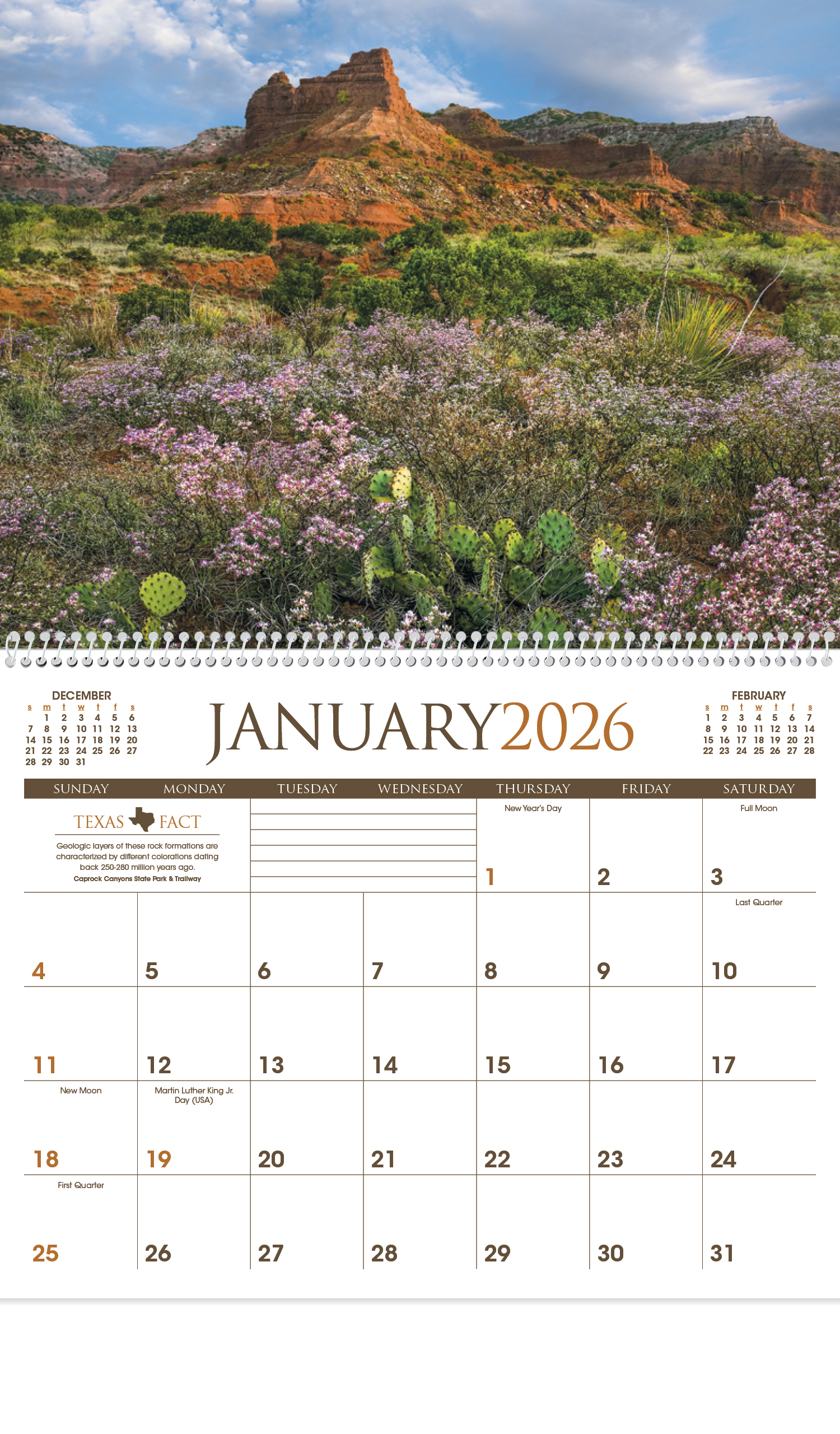 2025 Texas State Calendar | 11