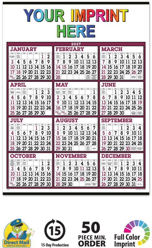 2025 Big Numbers Span-A-Year Calendar | 22 2025 Big Numbers Span-A-Year Calendar | 22