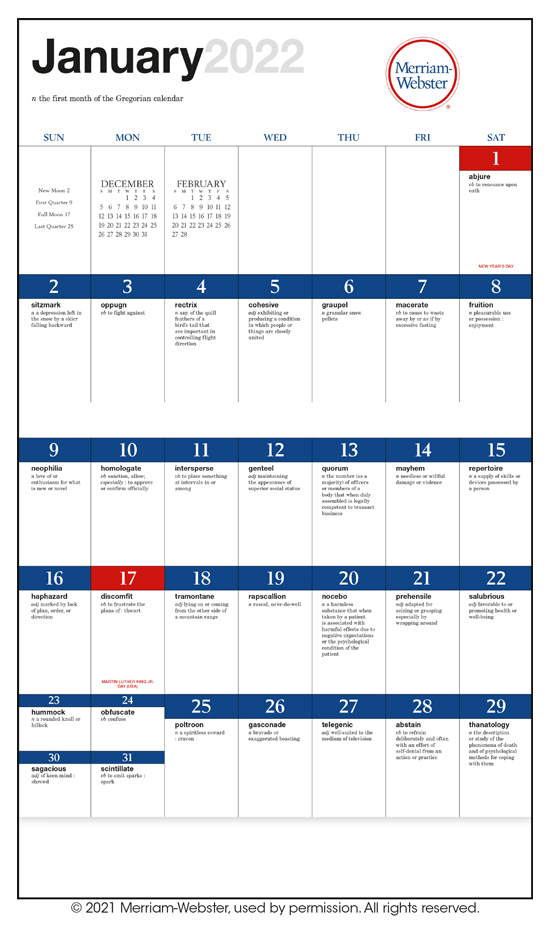 word a day by merriam webster calendar valuecalendars com a word a day calendar