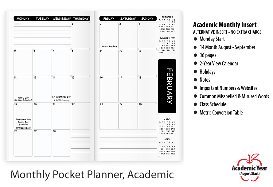 2019 legacy hadley monthly planner custom imprint hadley pocket