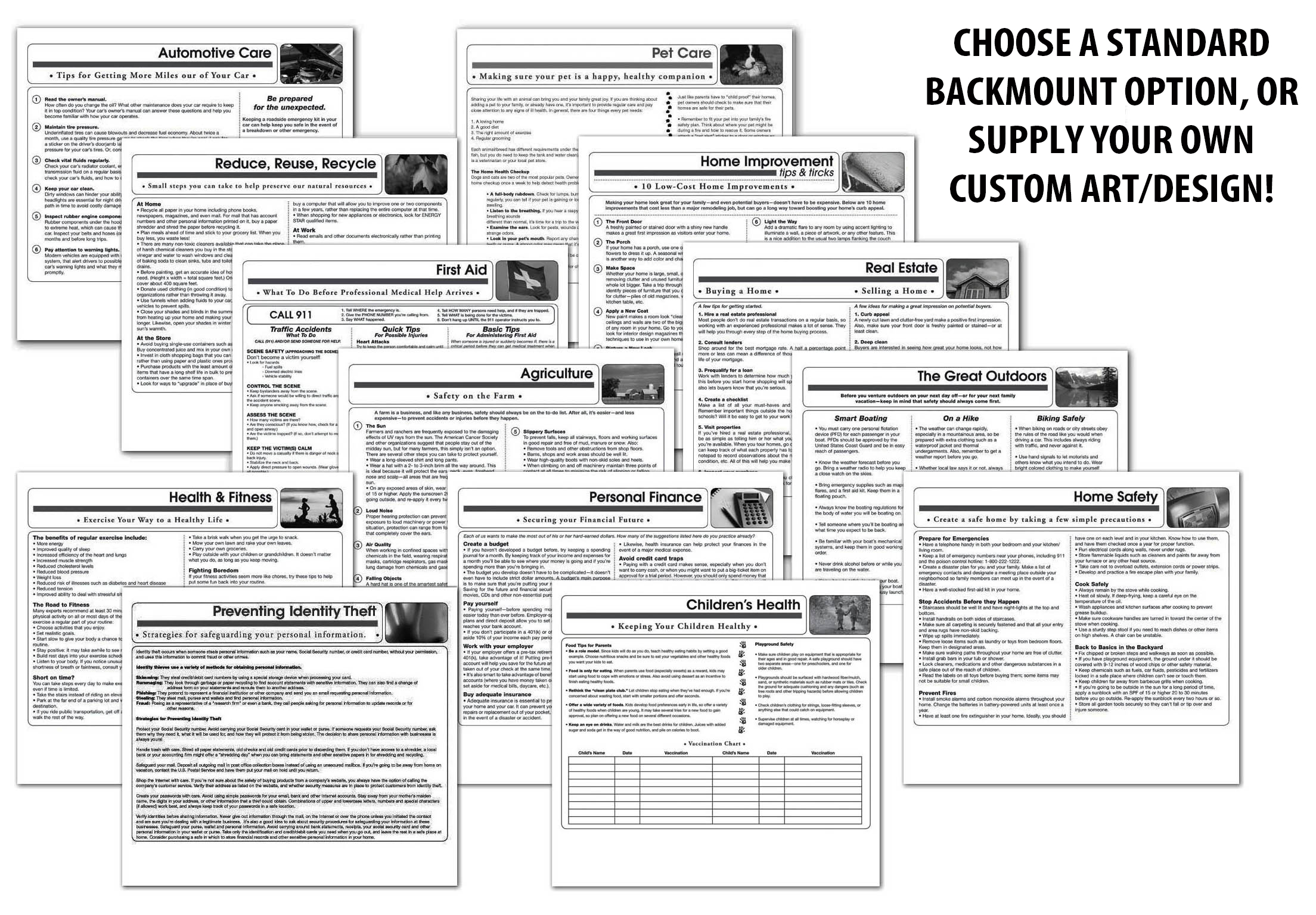 2023 Life's Little Instruction Book Calendar | 11" X 19" Imprinted Spiral Bound; Drop Ad Imprint Calendars