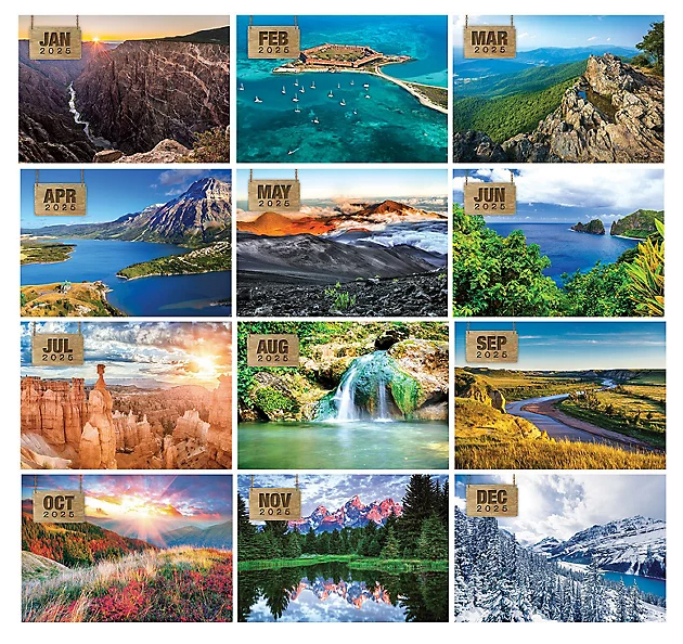 National Parks Spiral Wall Calendar
