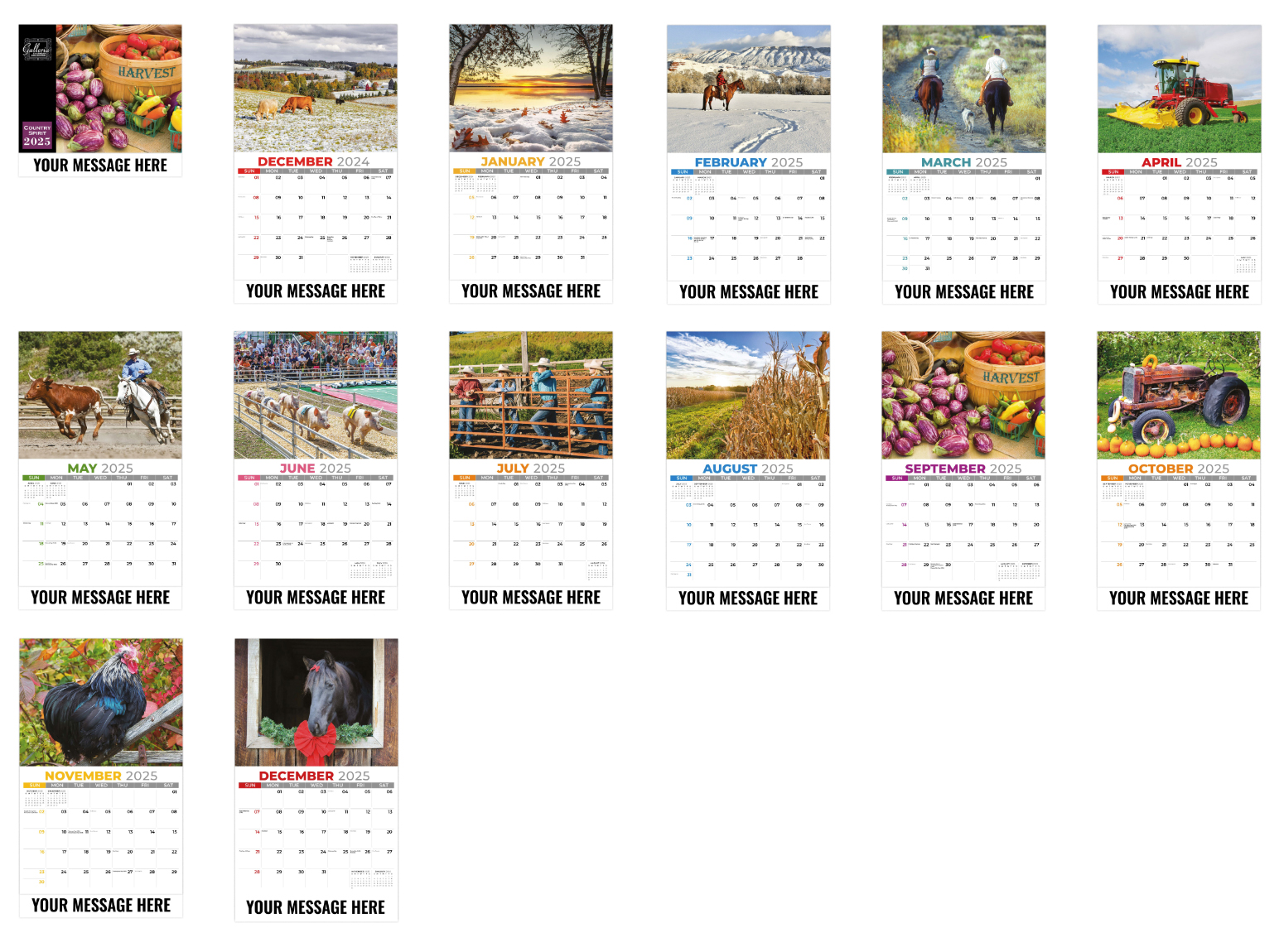 Country Spirit Calendar