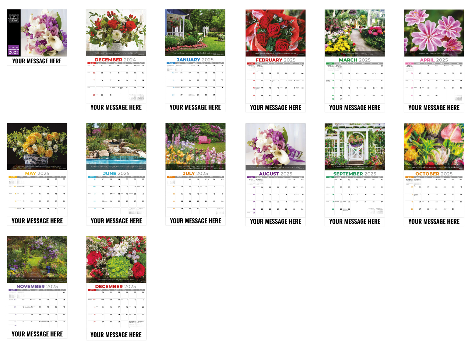 Flowers & Gardens Calendar