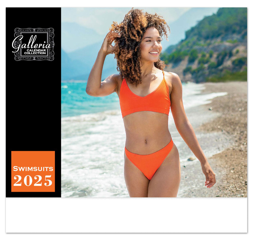 2024 Galleria Collection Swimsuit Models Calendar 105/8" x 181/2