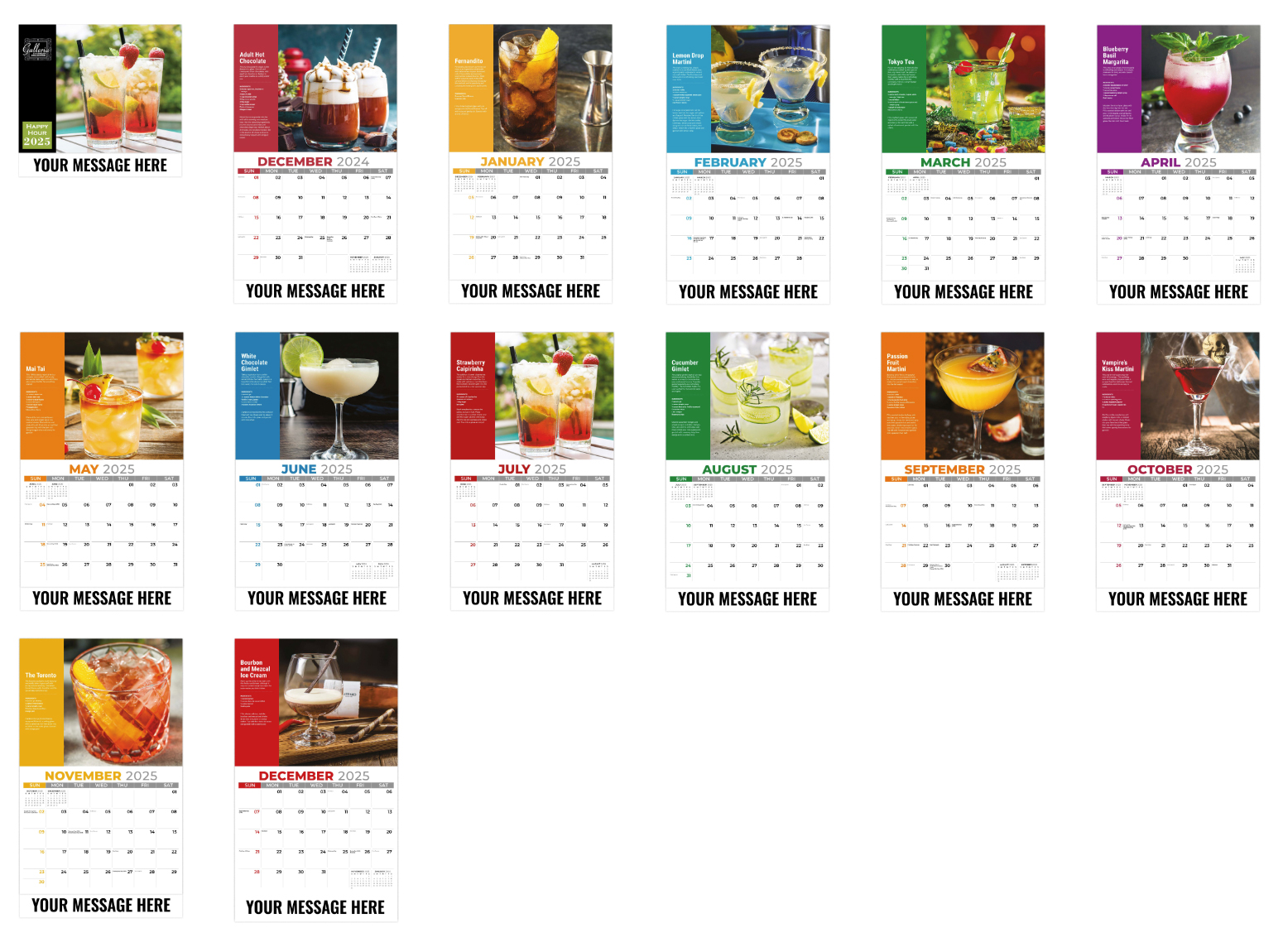 Happy Hour Calendar