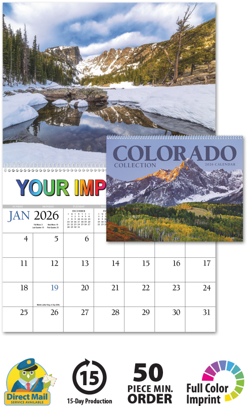 Colorado Collection Executive Spiral Calendar ValueCalendars com Colorado Collection Executive Spiral Calendar ValueCalendars com