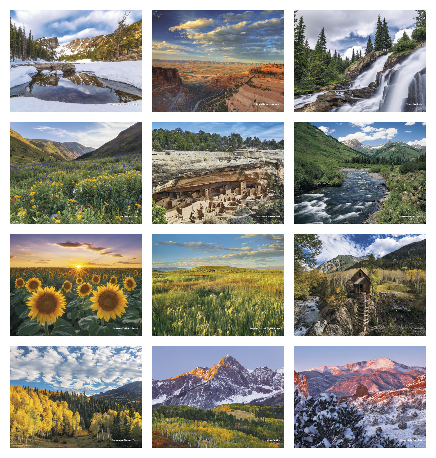 Colorado Collection Executive Spiral Calendar ValueCalendars com Colorado Collection Executive Spiral Calendar ValueCalendars com