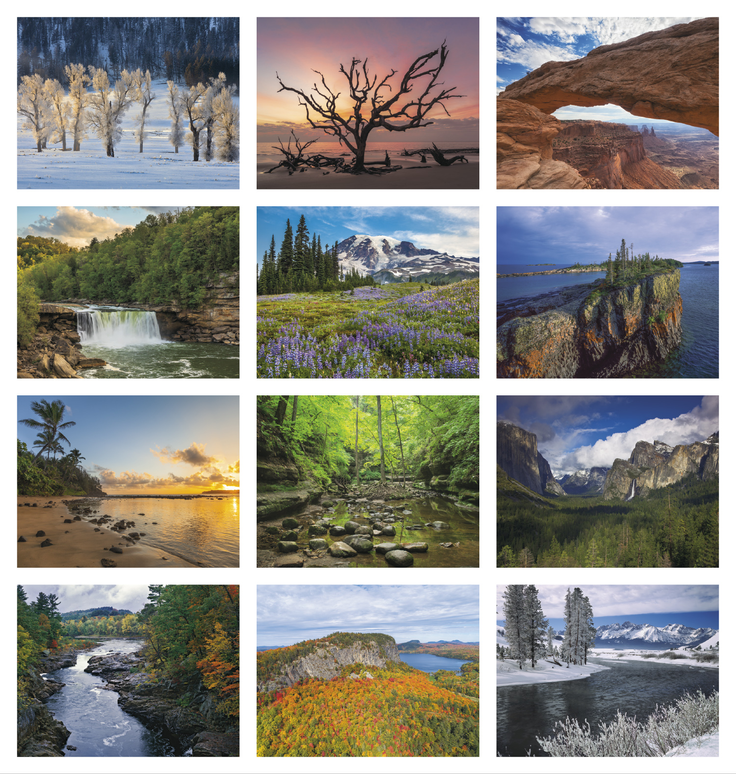 2026 Scenic America (Spiral) Wall Calendar 107/8" x 18" Imprinted