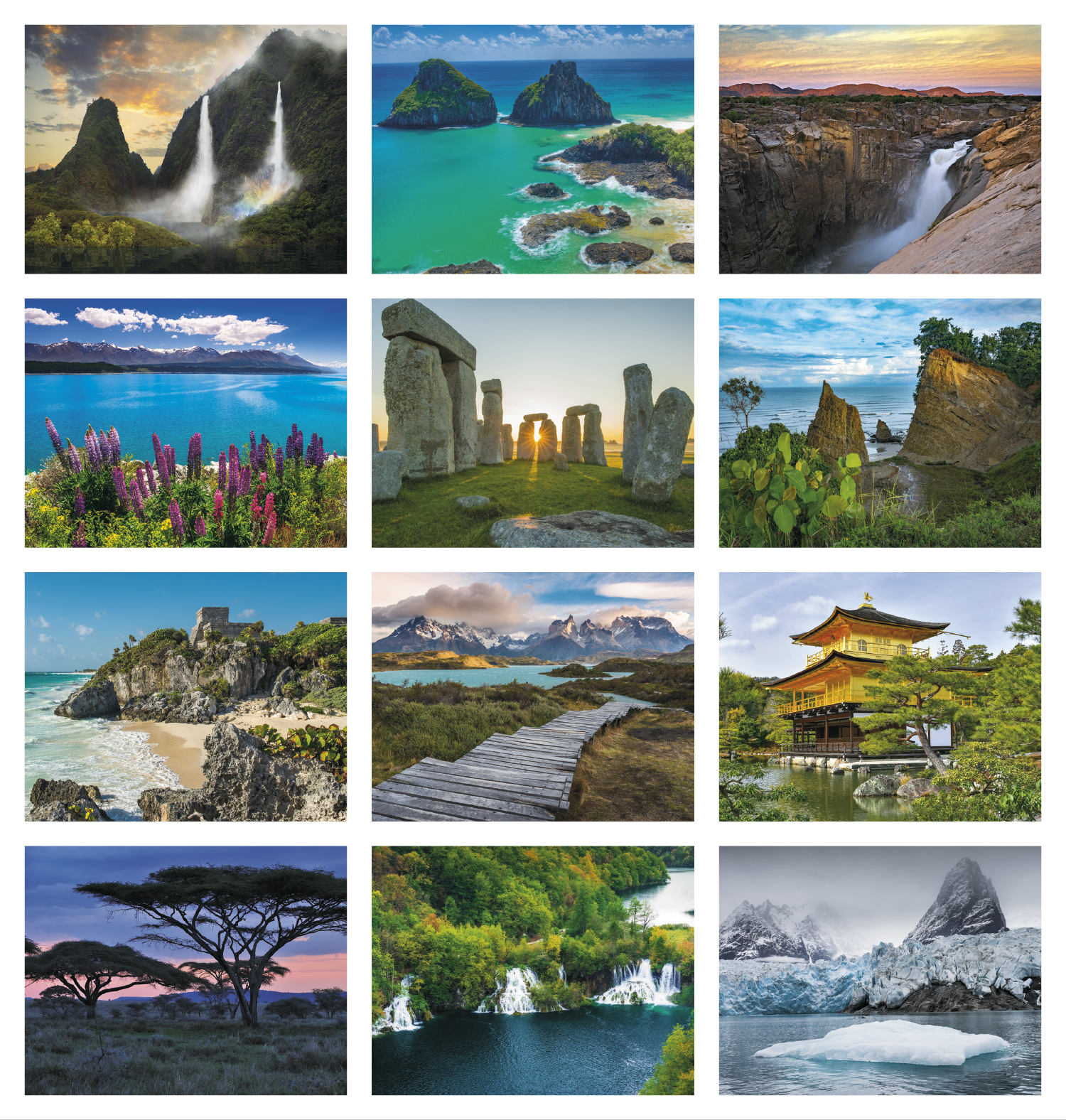 2024 Destination Dreams Promotional Wall Calendar 107/8" x 18