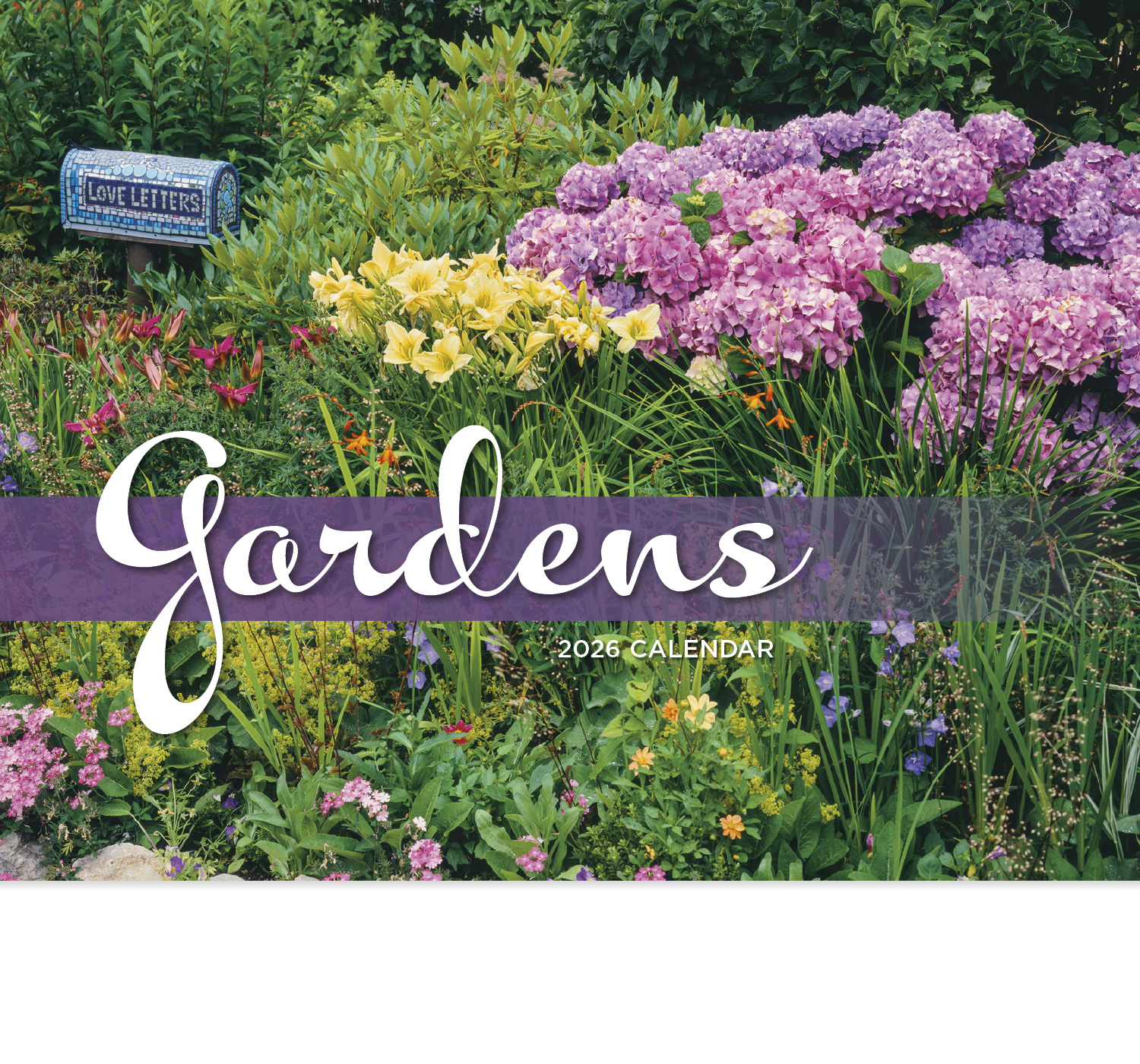 2024 Gardens Promotional Wall Calendar | 10-7/8" x 18" Staple Bound