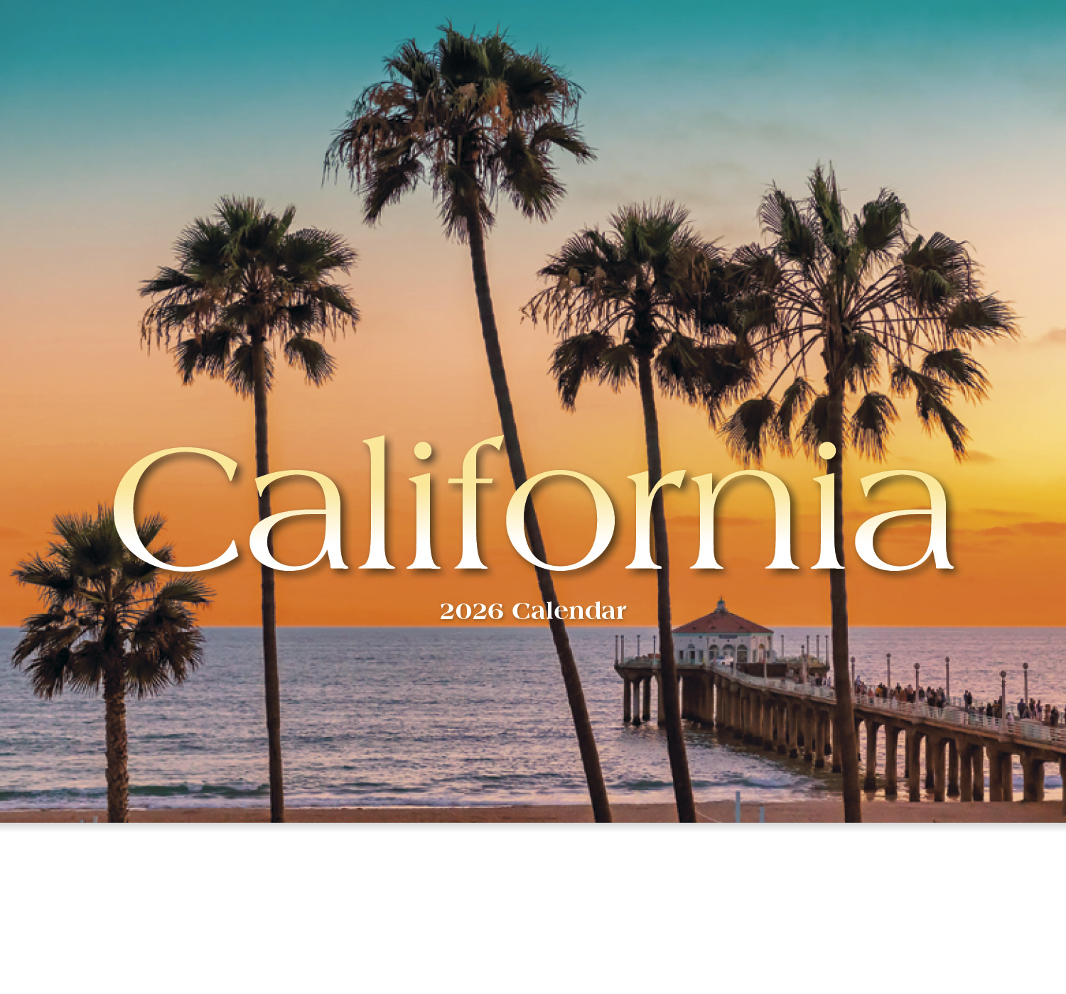 2024 California Promotional Wall Calendar 107/8" x 18" Staple Bound