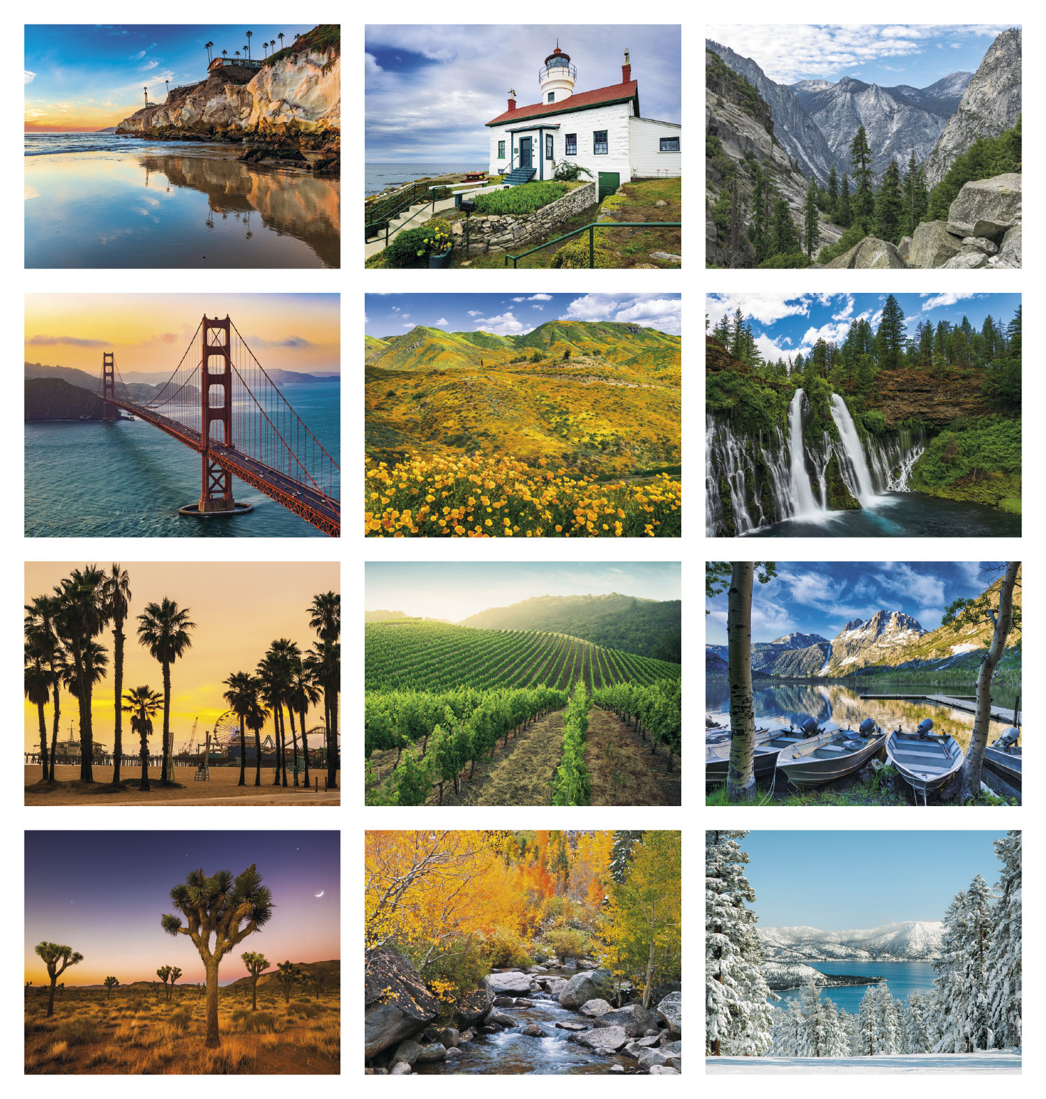 2023 California Promotional Wall Calendar 10 7 8 X 18 Staple Bound 