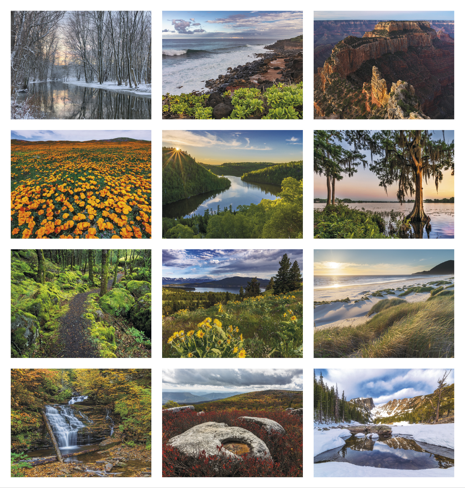 2025 Contemplations (Spiral) Wall Calendar 107/8" x 18" Promotional