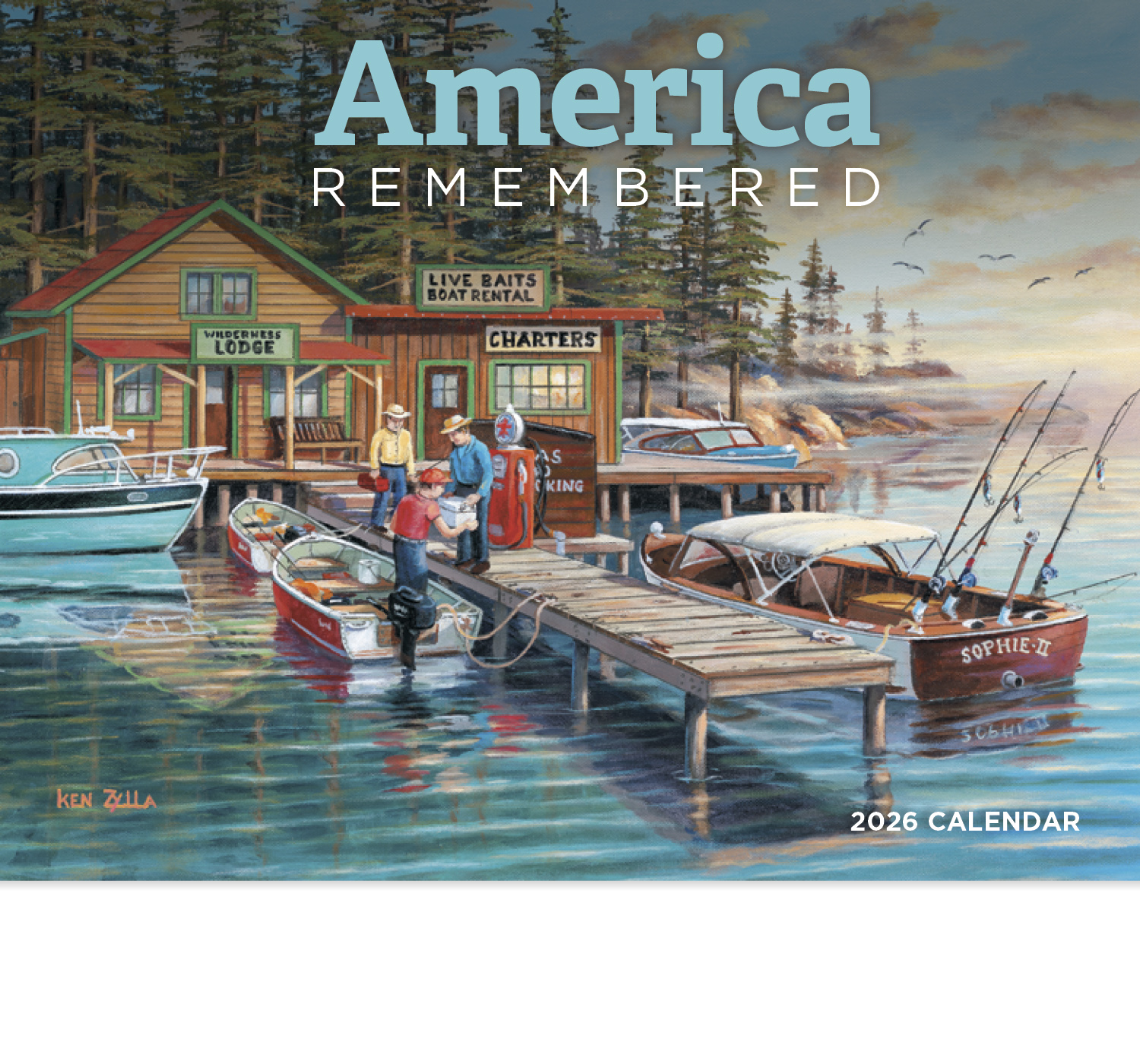 2025 America Remembered Promotional Wall Calendar 107/8" x 18