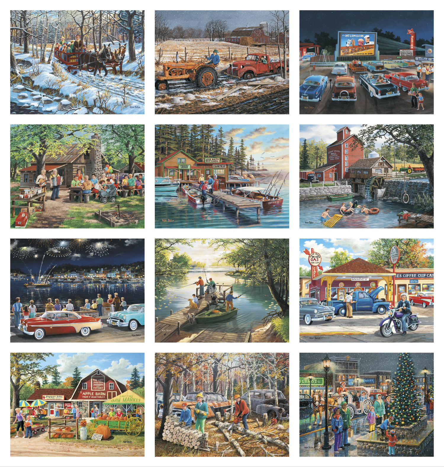 2025 America Remembered Promotional Wall Calendar 107/8" x 18