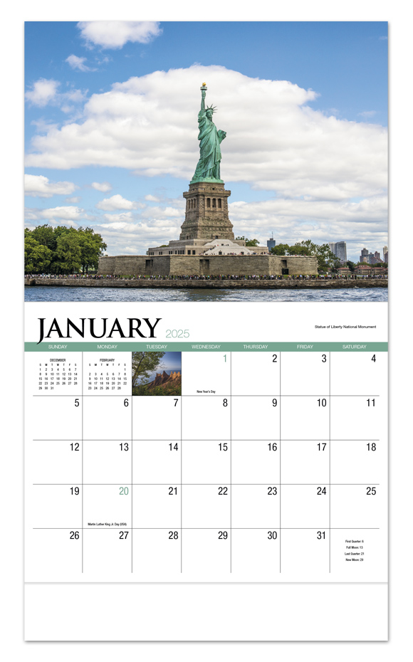 2022 New York Promotional Wall Calendar 107/8" x 18" Imprinted