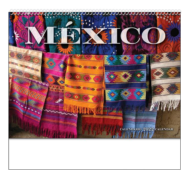 2022 Mexico (Spiral) Wall Calendar | 10-7/8" x 18" Promotional Spiral