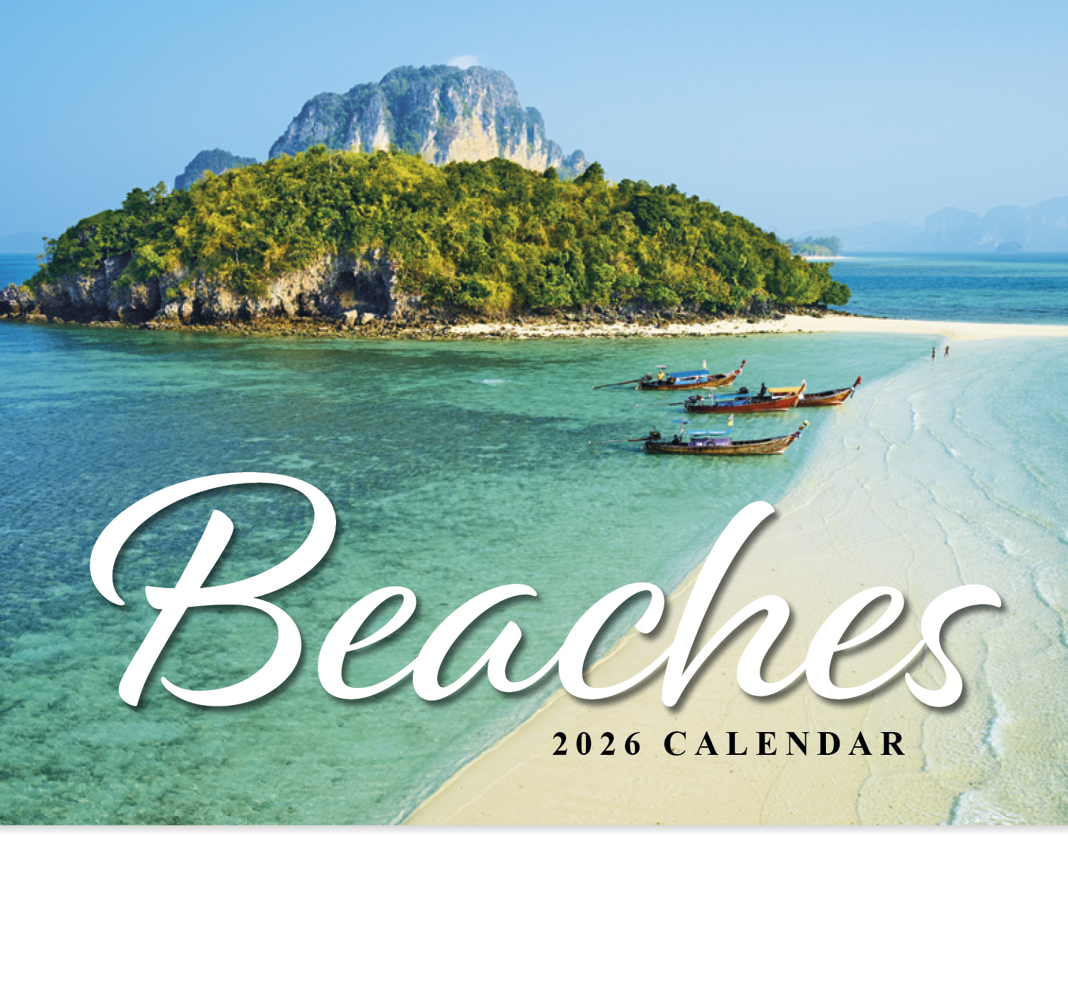 2024 Beaches Promotional Wall Calendar 107/8" x 18" Customized