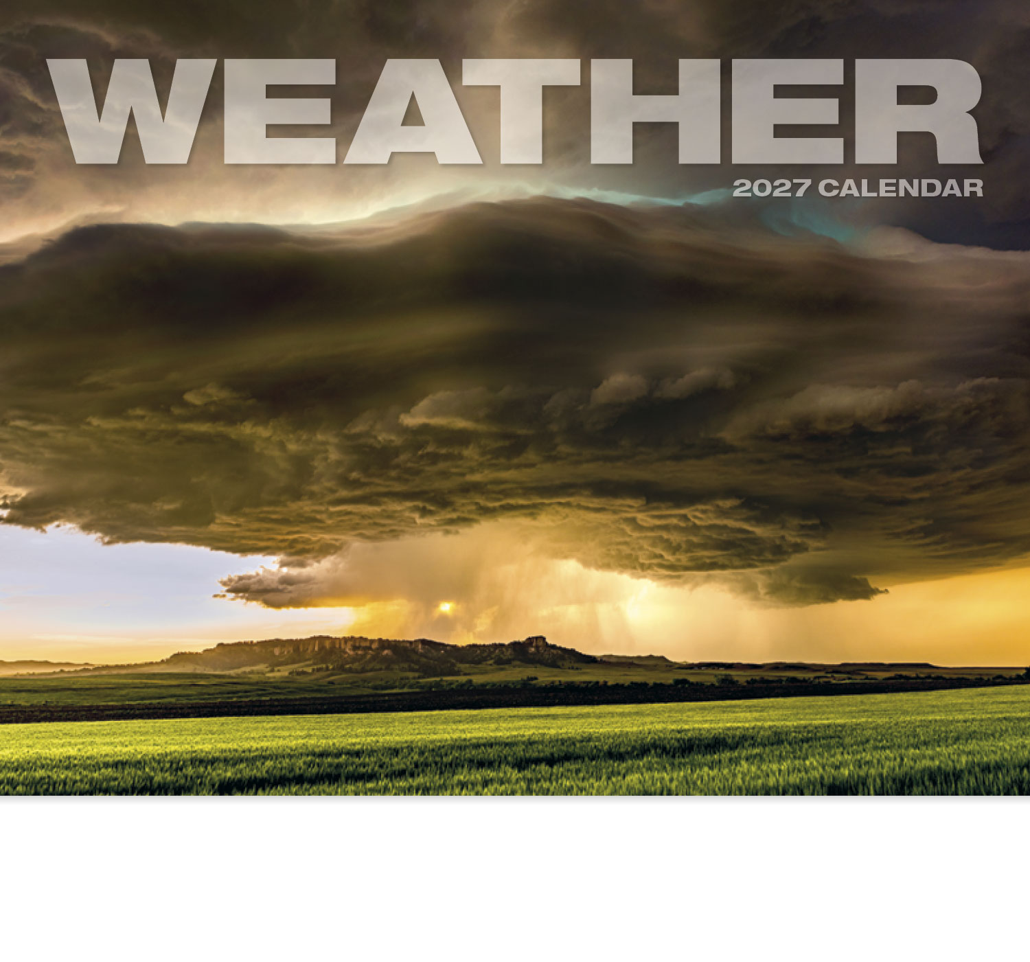 2024 Weather Almanac Promotional Wall Calendar 10 7 8 X 18 Imprinted Staple Bound Drop Ad