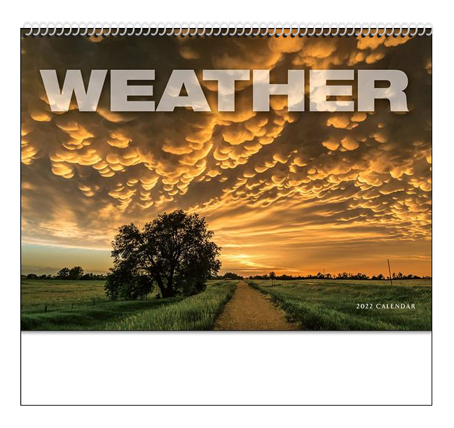 2022 Weather Almanac (Spiral) Wall Calendar 107/8" x 18" Custom