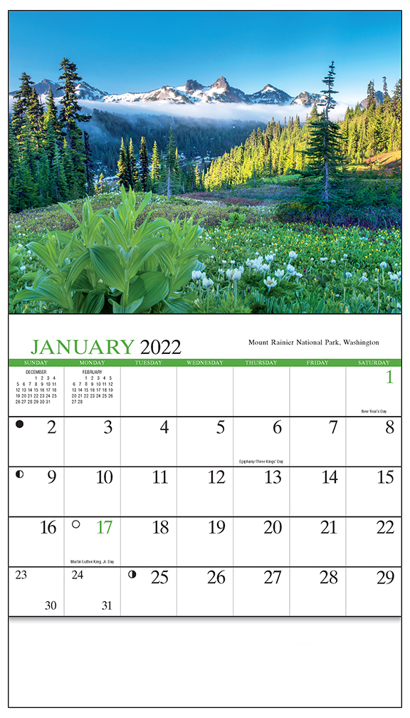 Scenic America Mini Wall Calendar
