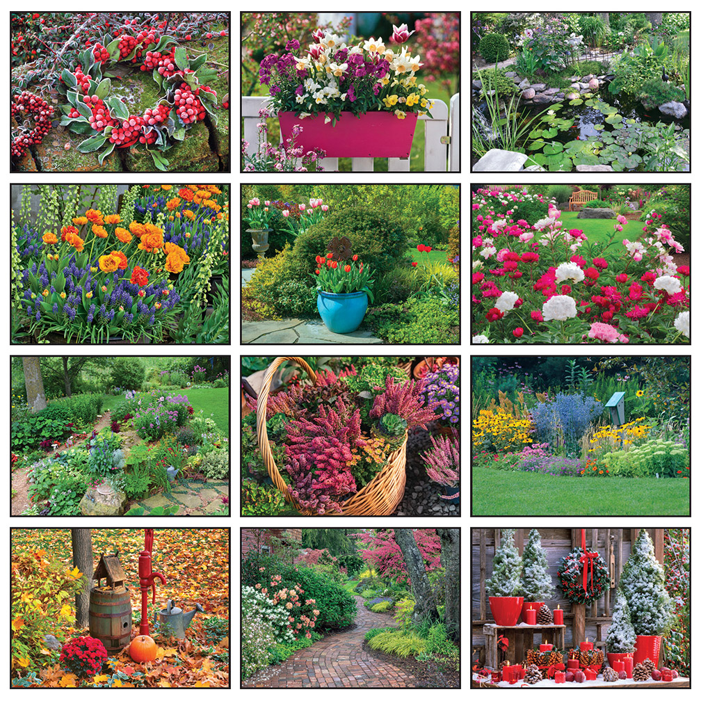 Gardens Mini Wall Calendar Valuecalendars