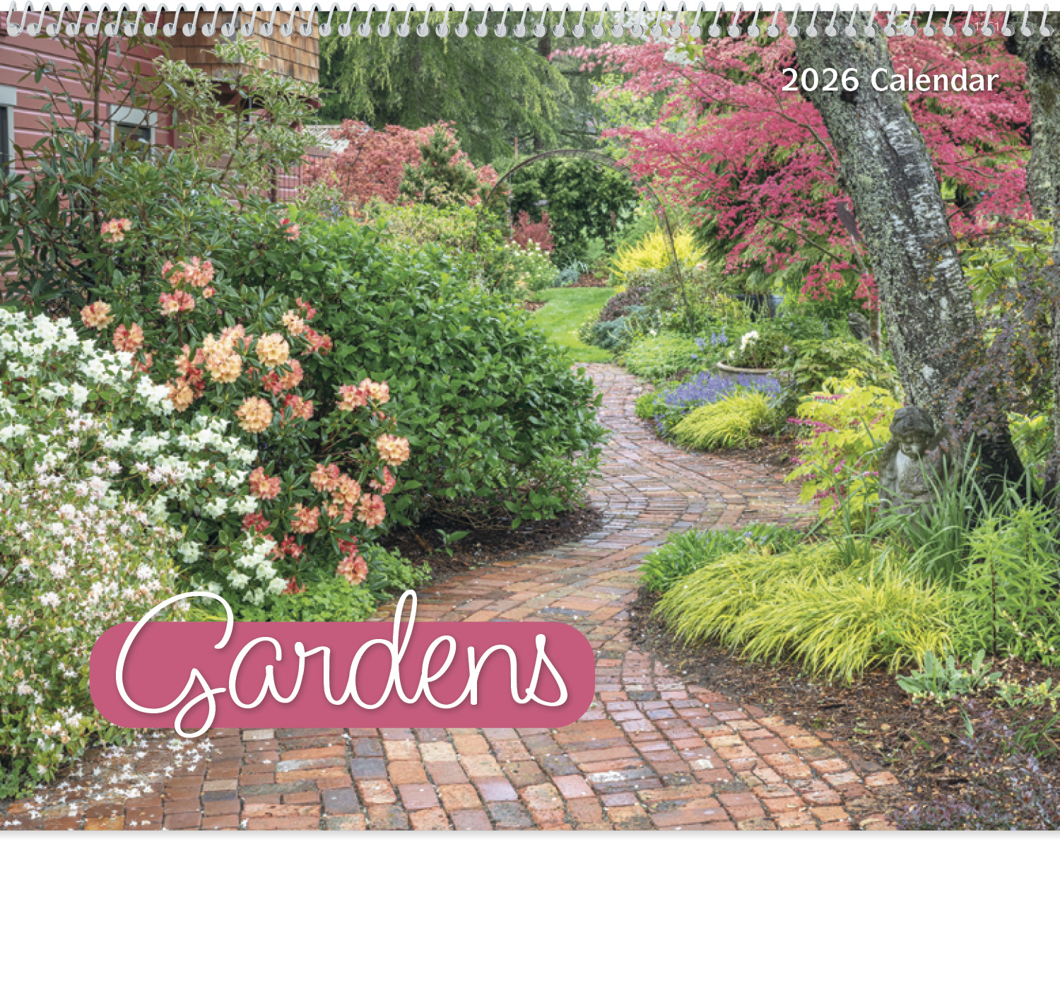 2024 Gardens Calendar 1251 11" X 19" Imprinted Spiral Bound; Drop Ad