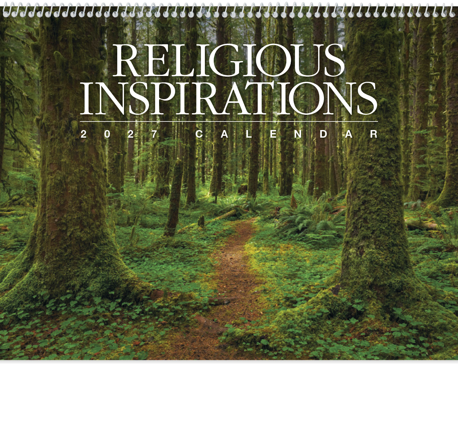 2024 Religious Inspirations Calendar 11 X 19 Imprinted Spiral Bound Drop Ad Imprint Calendars