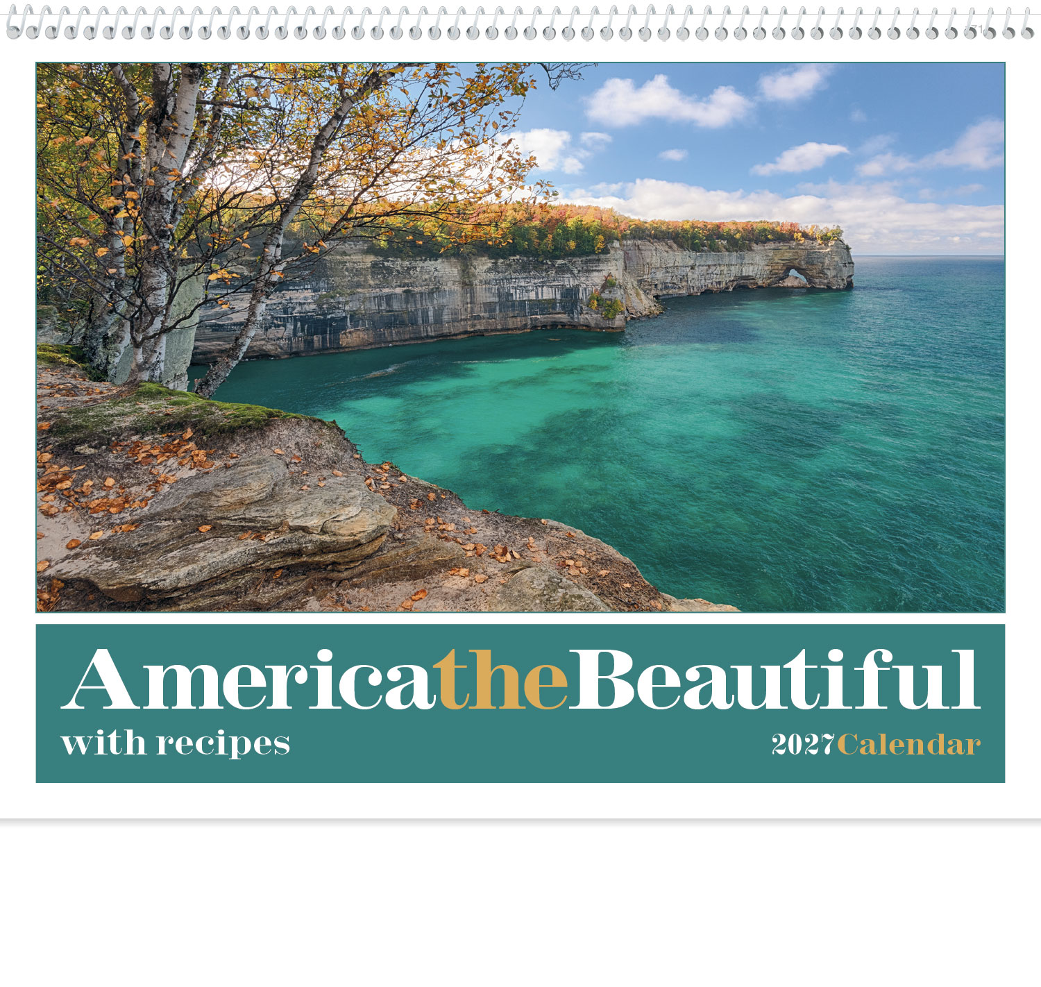 2027 America the Beautiful with Recipes Calendar | 11" X 19" Imprinted ...