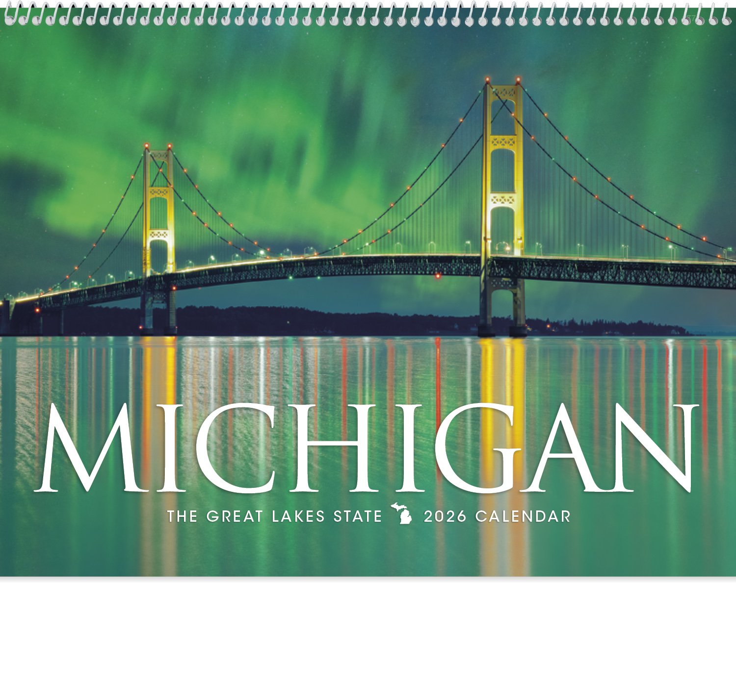 2023 Michigan Calendar | 11&Quot; X 19&Quot; Imprinted Spiral Bound; Drop Ad Imprint Calendars