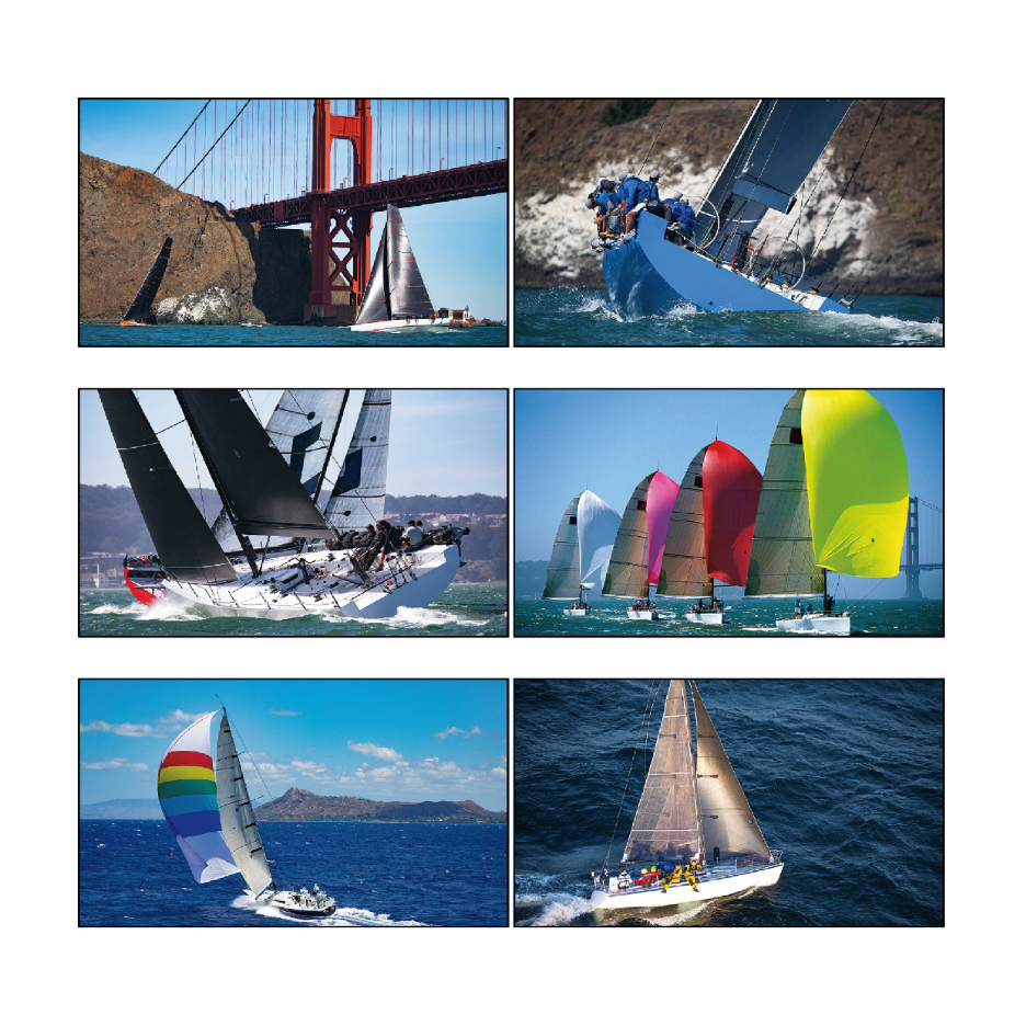 2019 Sailing Calendar 17" x 23" Imprinted 6Sheet Large Hanger Calendars