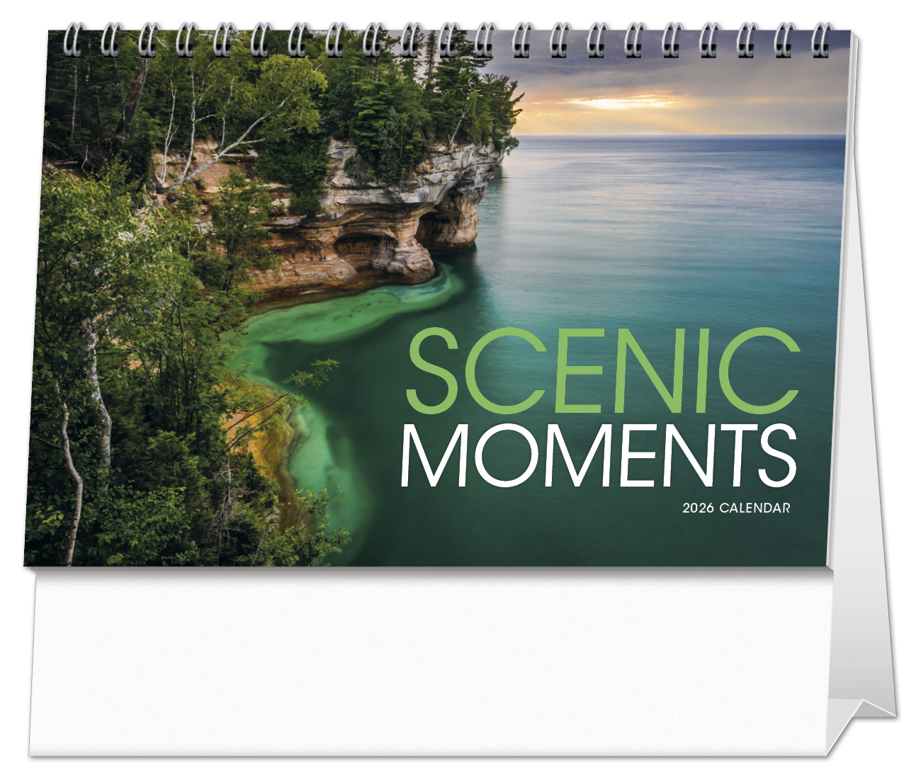 2024 Scenic Moments Large Desk Calendar 71/2" x 61/2" Imprinted